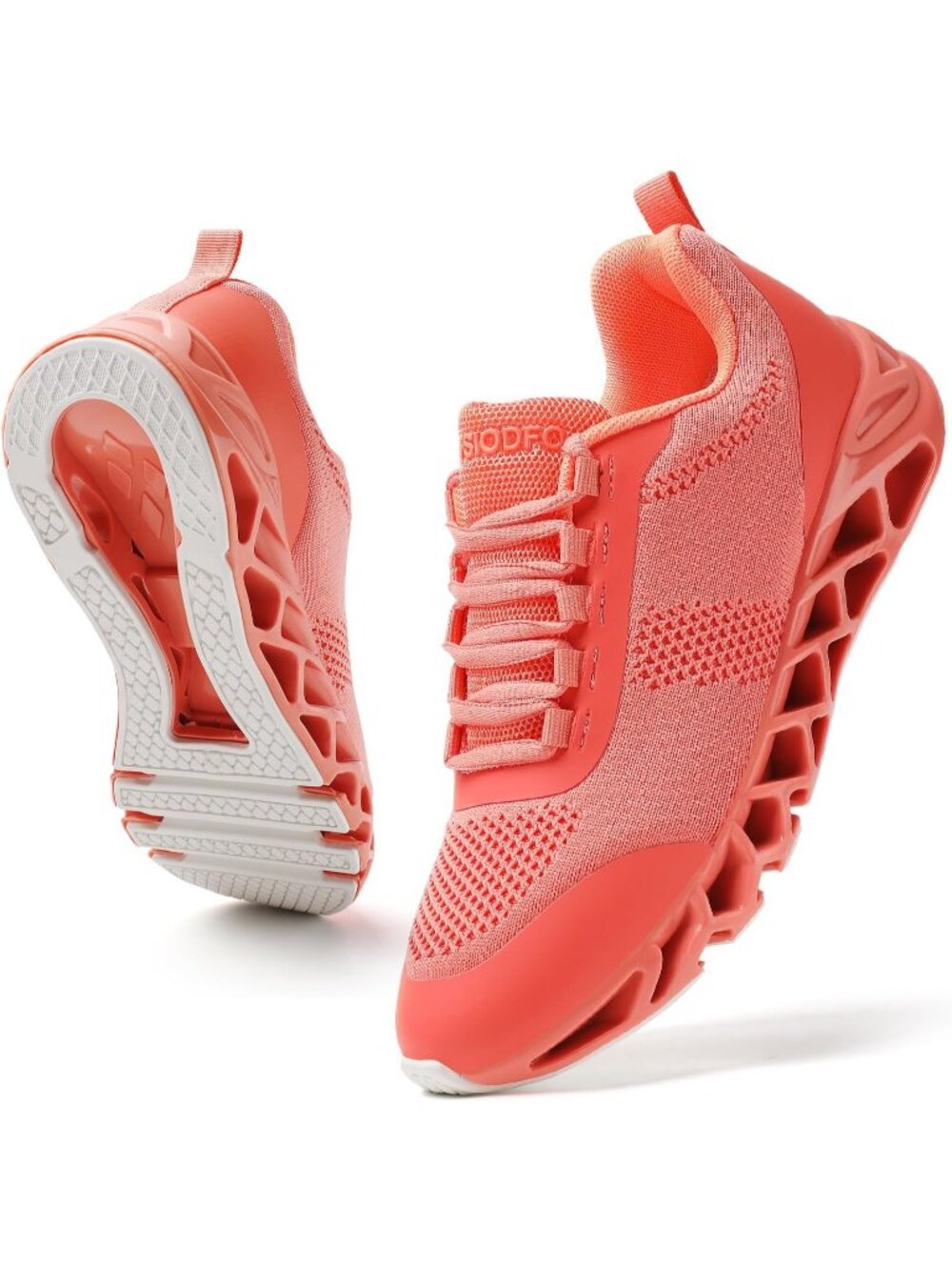 Women's Pink High Upper Sneakers Breathable Athletic Basketball Shoes